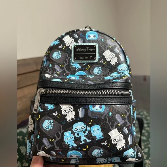 Loungefly | Bags | Disney Kids Backpack Black And Blue  display picture 1
